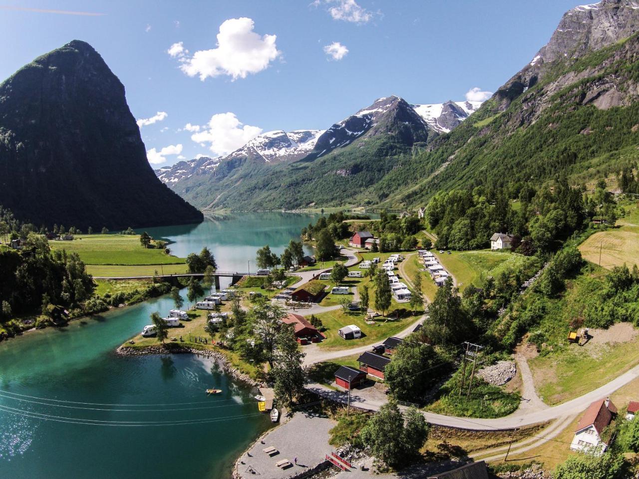 Oldevatn Camping Olden Bagian luar foto